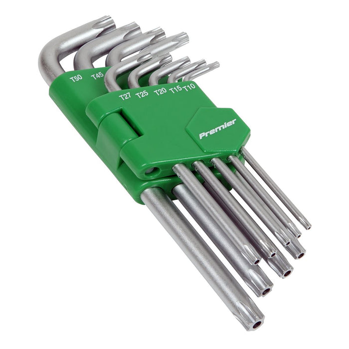 Sealey Security TRX-Star* Key Set 9pc Long AK7162 Sealey - Dynamic Drive