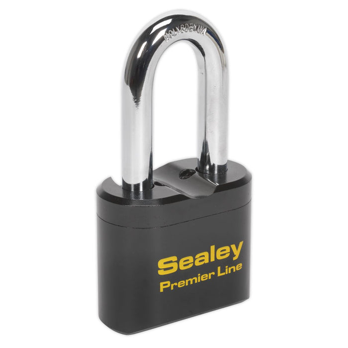 Sealey Steel Body Combination Padlock Long Shackle 62mm PL603L Sealey - Dynamic Drive