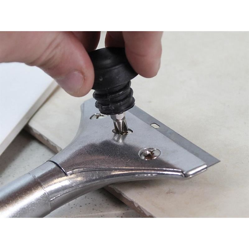 Faithfull Heavy-Duty Long Handled Scraper 100mm (4in) Faithfull - Dynamic Drive