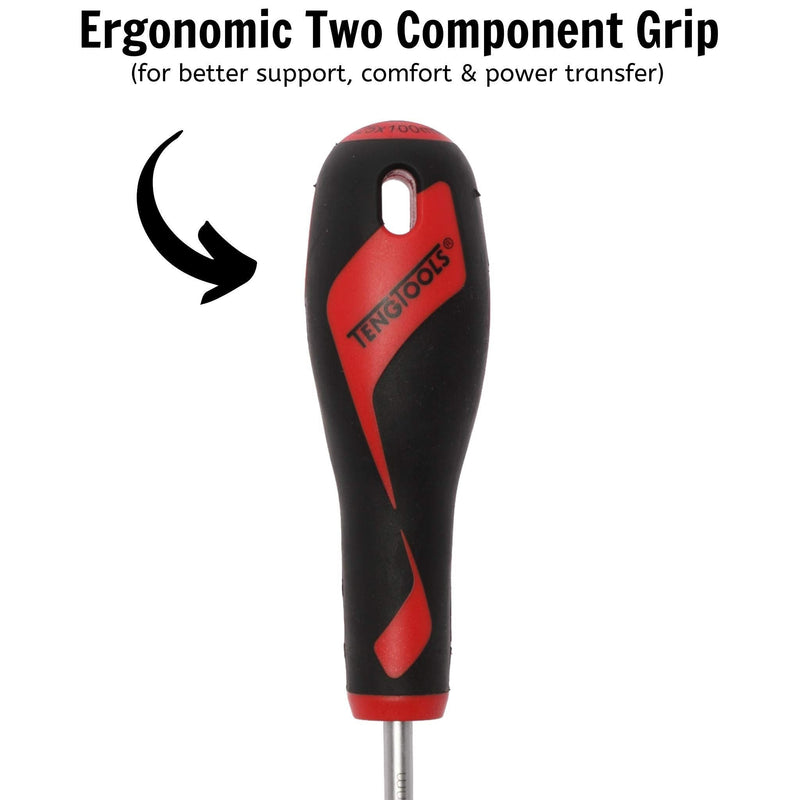 Teng Tools TX Screwdriver TX25 x 100mm L Teng Tools - Dynamic Drive