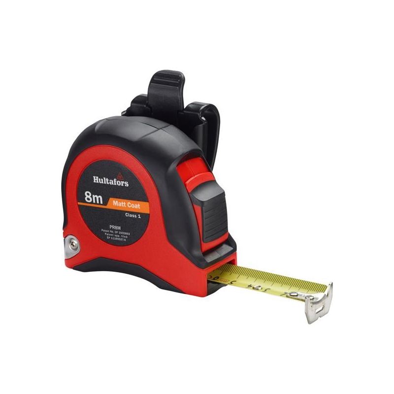 Hultafors PR8M Short Steel Tape 8m (Width 25mm) (Metric only) Hultafors - Dynamic Drive