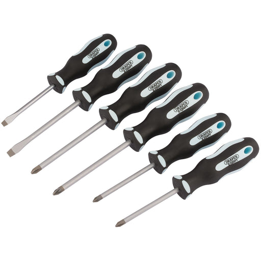 Draper Expert Soft Grip Screwdriver Set (6 Piece) 63588 Draper - Dynamic Drive