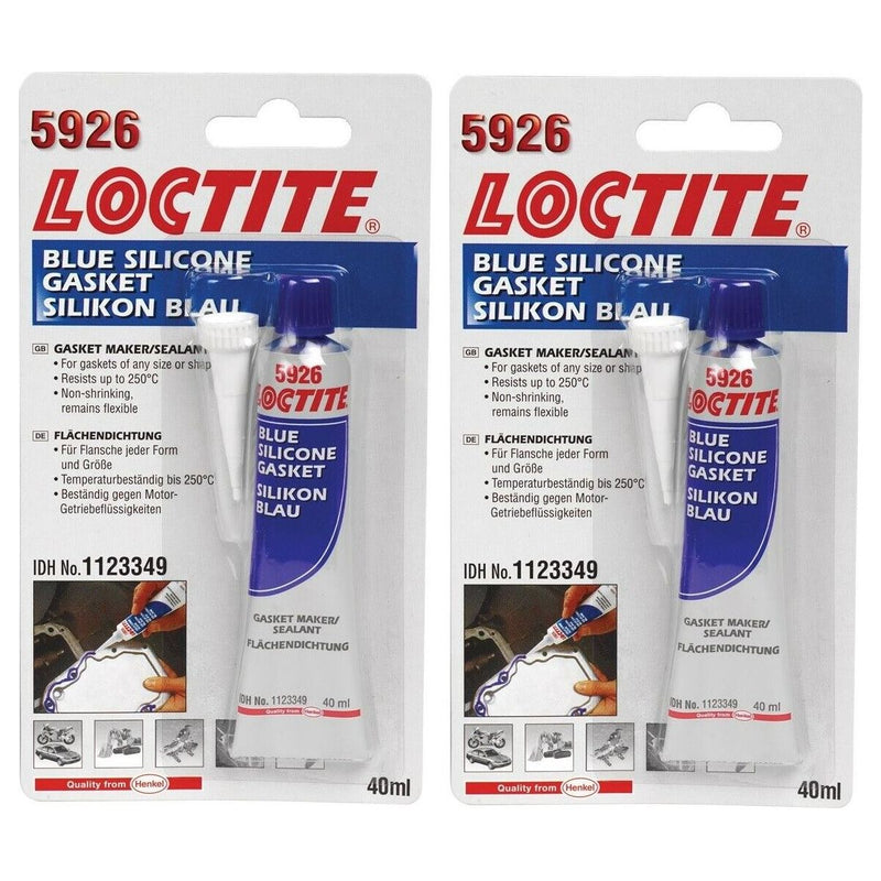 2x LOCTITE Instant Gasket, 40 ml, Blue LOC5926 WY1123349 5926 Loctite  - Dynamic Drive