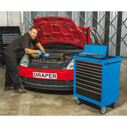 Draper Roller Tool Cabinet, 9 Drawer, 26", Blue 15110 Draper - Dynamic Drive