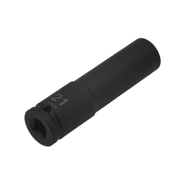 Laser Extra Deep Impact Socket 1/2"D 21mm 7768 Laser - Dynamic Drive