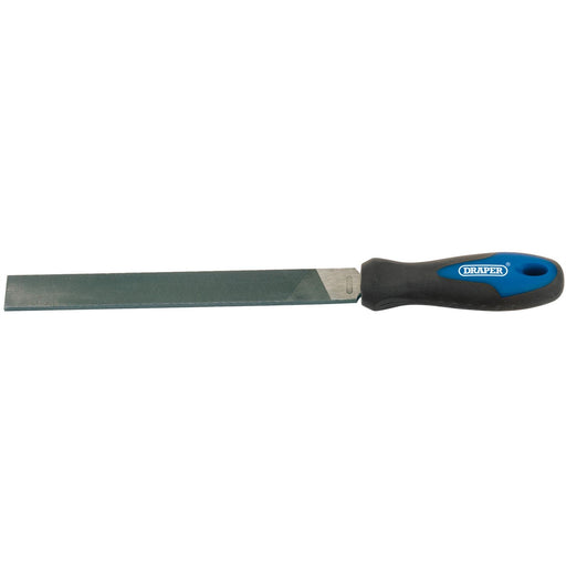 Draper Soft Grip Engineer's Hand File and Handle, 200mm 44953 Draper - Dynamic Drive
