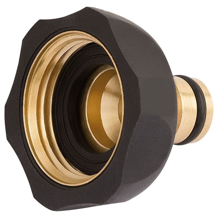 Draper Brass and Rubber Tap Connector, 1" 27697 Draper - Dynamic Drive