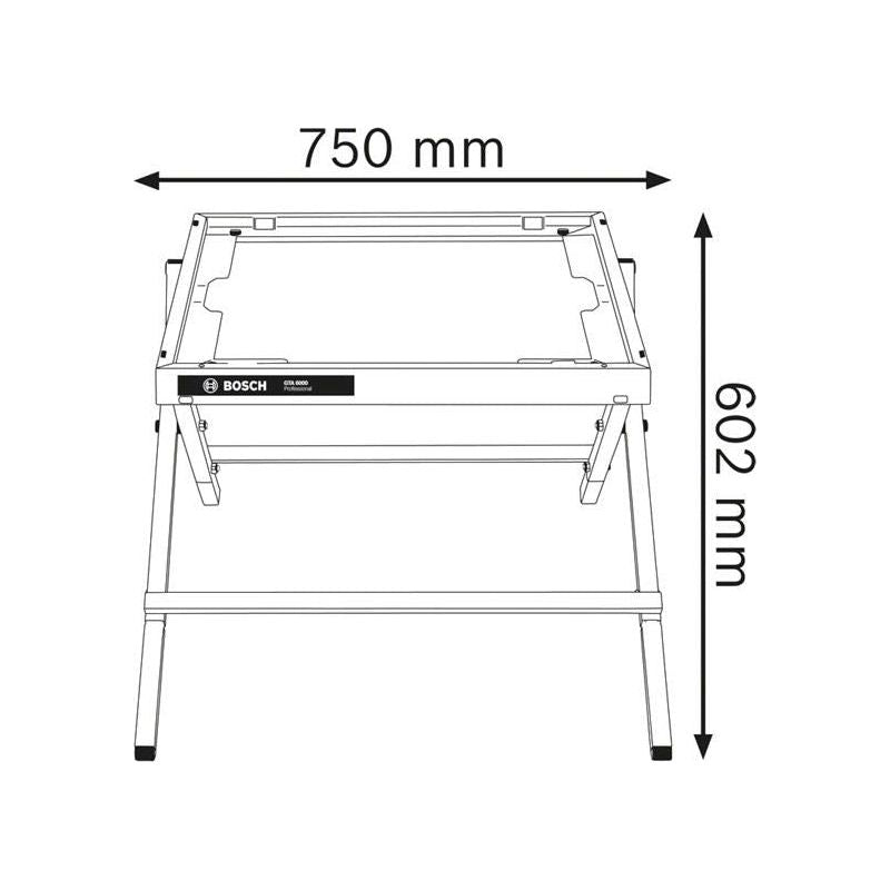 Bosch GTA 6000 Professional Saw Stand Bosch - Dynamic Drive