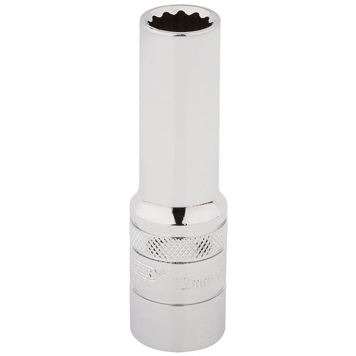Draper HI-TORQ 12 Point Deep Socket, 1/2" Sq. Dr., 12mm 33731 Draper - Dynamic Drive