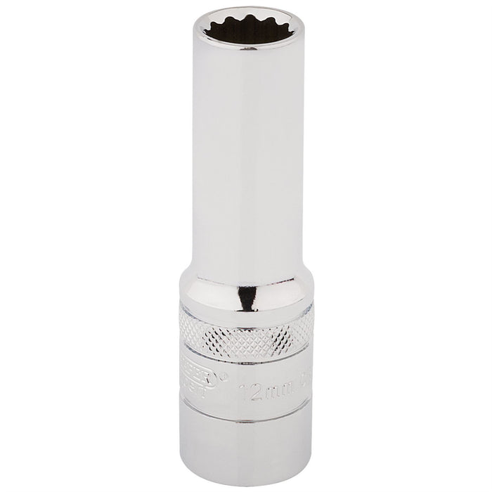 Draper HI-TORQ 12 Point Deep Socket, 1/2" Sq. Dr., 12mm 33731 Draper - Dynamic Drive