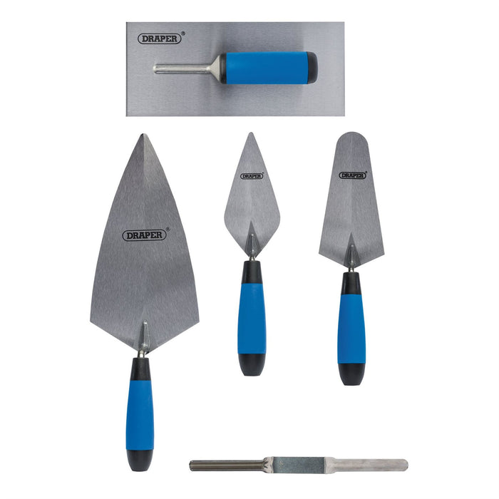 Draper Soft Grip Trowel Set (5 Piece) 70372 Draper - Dynamic Drive