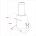 Viking Viking Bottle Jack 50 Tonne PBJ50S Viking - Dynamic Drive