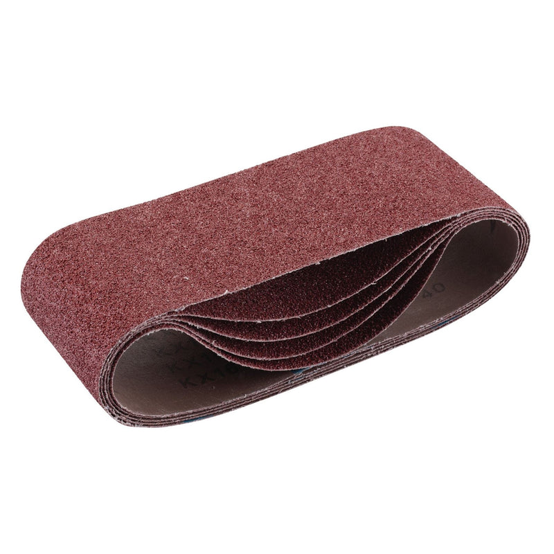 Draper Cloth Sanding Belt, 100 x 610mm, 40 Grit (Pack of 5) 09247 Draper - Dynamic Drive