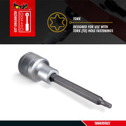Teng Tools 1/2" Long TX Bit Socket TX70 Teng Tools - Dynamic Drive