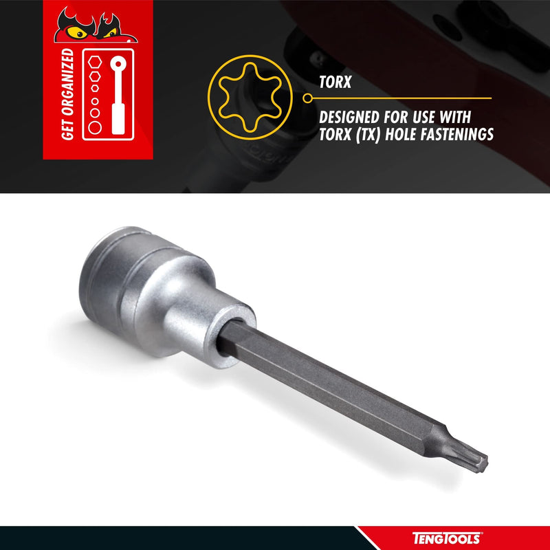 Teng Tools 1/2" Long TX Bit Socket TX70 Teng Tools - Dynamic Drive