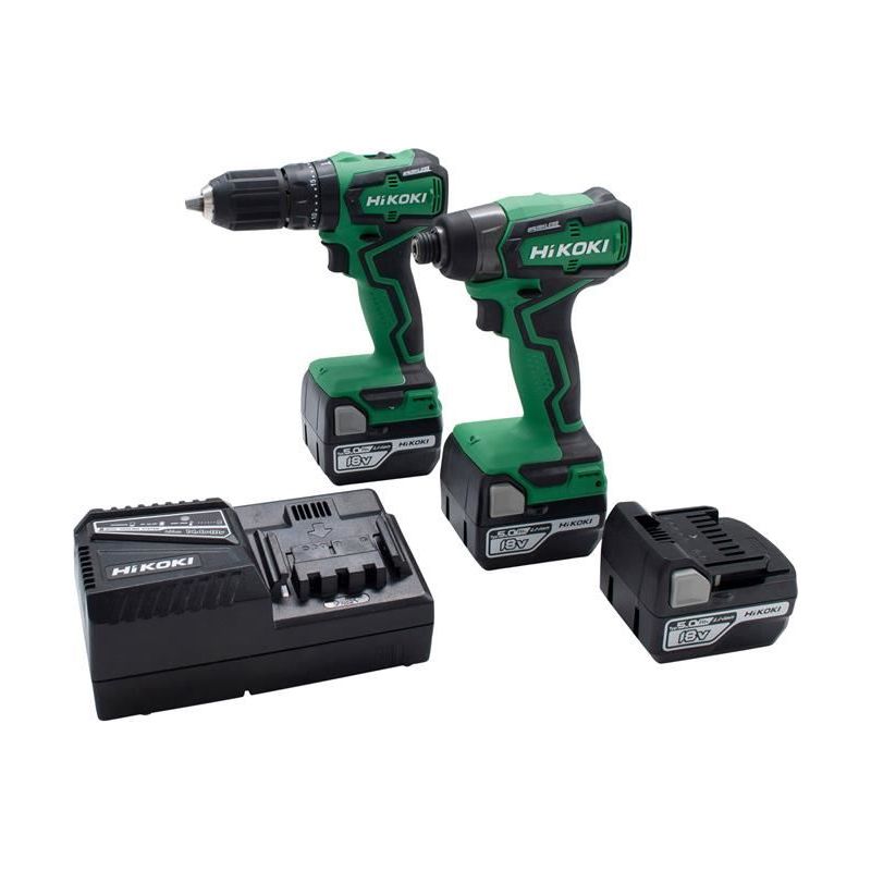 Hikoki KC18DDXJBZ Twin Pack 18V 3 x 5.0Ah Li-ion HiKOKI - Dynamic Drive