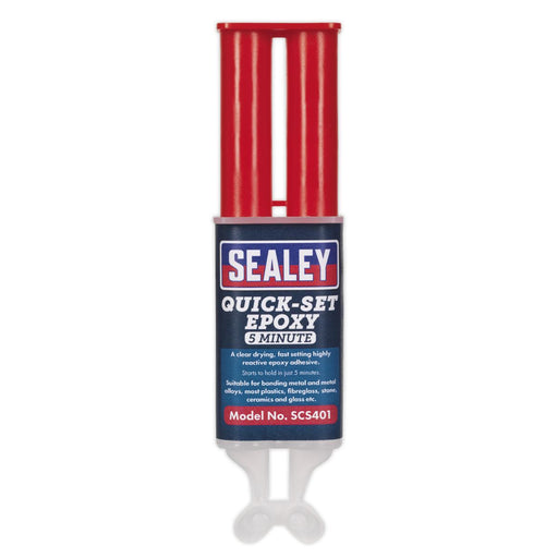 Sealey Quick-Set 5 Minute Epoxy Adhesive 25ml SCS401 Sealey - Dynamic Drive