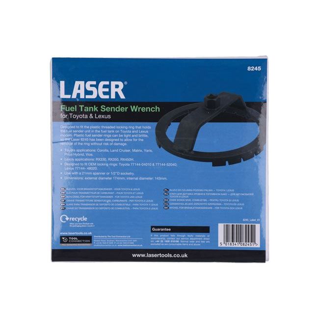 Laser Fuel Tank Sender Wrench - for Toyota & Lexus 8245 Laser - Dynamic Drive