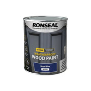 Ronseal 10 Year Weatherproof Wood Paint Royal Blue Gloss 750ml Ronseal - Dynamic Drive