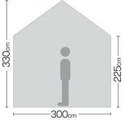 Quest 3x3m Giza Folding Gazebo Quest - Dynamic Drive