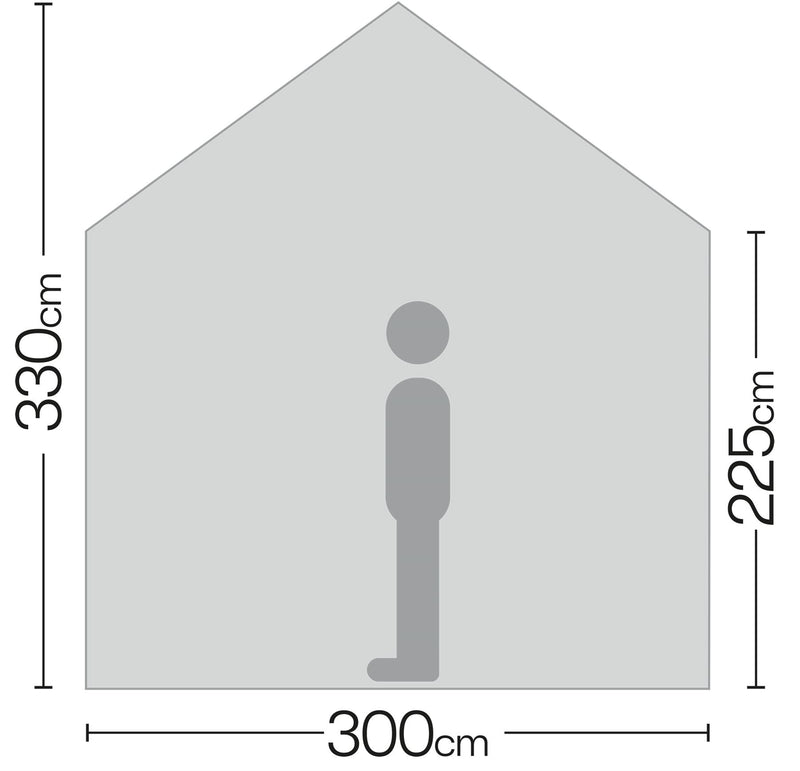 Quest 3x3m Giza Folding Gazebo Quest - Dynamic Drive