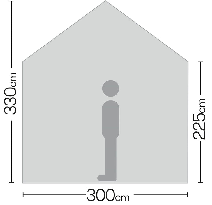 Quest 3x3m Giza Folding Gazebo Quest - Dynamic Drive