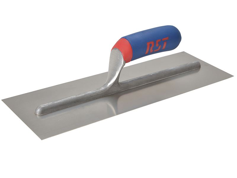 R.S.T. Plasterer's Finishing Trowel Stainless Steel Soft Touch Handle 13 x 5in R.S.T. - Dynamic Drive
