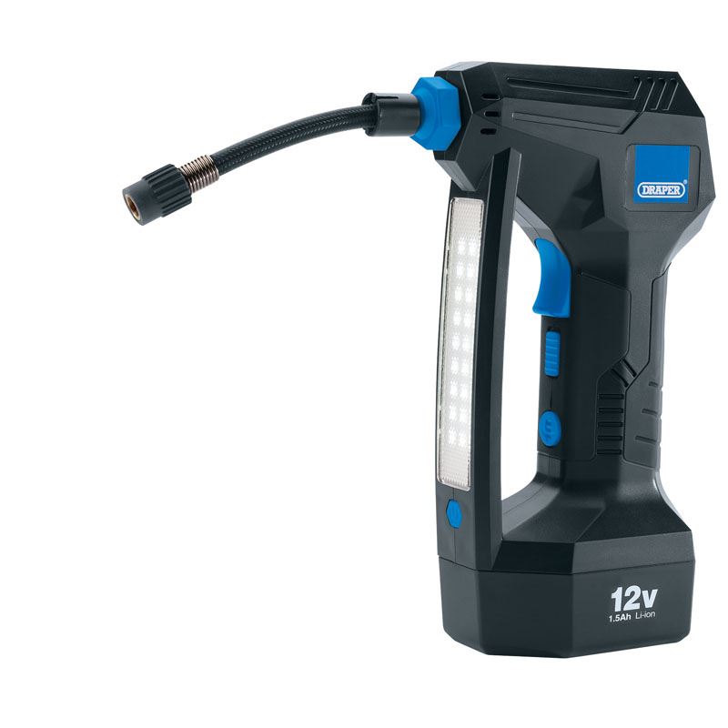 Draper 12V Cordless Air Compressor 20582 Draper - Dynamic Drive