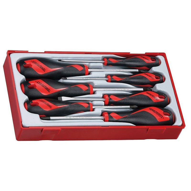 Teng Tools Screwdriver Set Mixed TT1 7 Pieces Teng Tools - Dynamic Drive