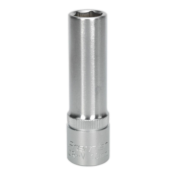 Sealey WallDrive Socket 13mm Deep 1/2"Sq Drive S1213D Sealey - Dynamic Drive