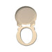 Thetford C260 Toilet Seat and Lid White Ceramic (9341262) for Campervans Thetford - Dynamic Drive