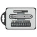 Siegen 12pc Ratchet Driver Bit Set in Case Screwdriver Slotted Phillips Trx Bits Siegen  - Dynamic Drive