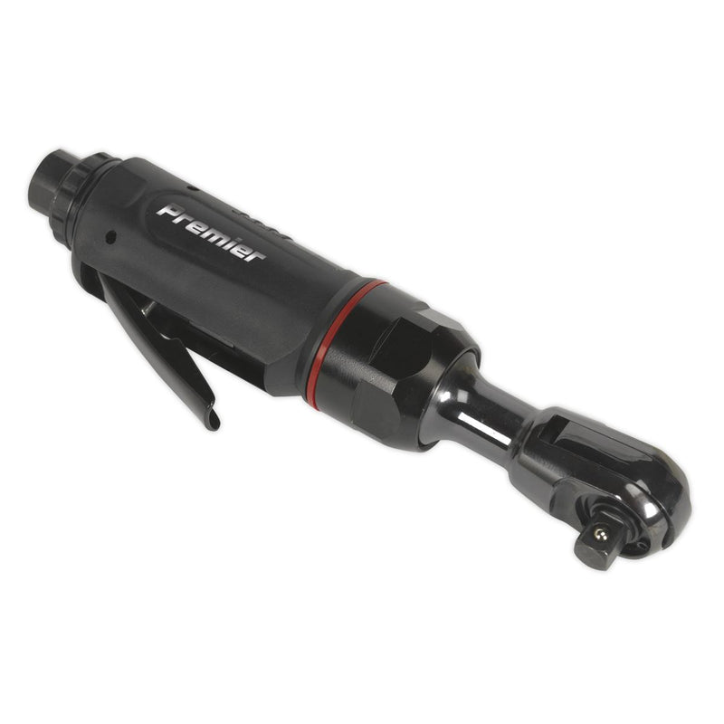Sealey Premier 3/8" Square Drive Mini Air Ratchet Wrench Mechanic Workshop Sealey  - Dynamic Drive