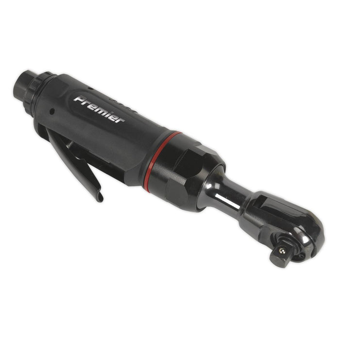 Sealey Premier 3/8" Square Drive Mini Air Ratchet Wrench Mechanic Workshop Sealey  - Dynamic Drive