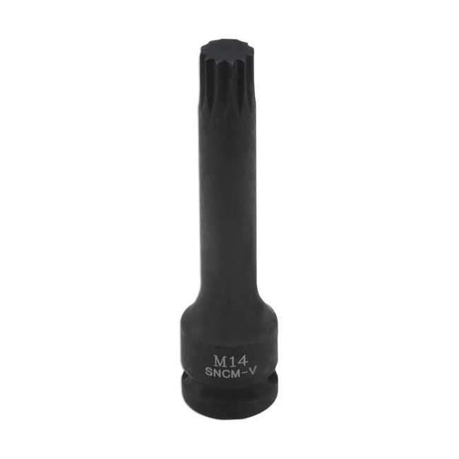 Laser Impact Socket Bit 1/2"D M14 8295 Laser - Dynamic Drive