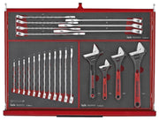 Teng Tools 26" PRO35™ stack FOAM tool kit 418 pieces red Town Tools - Dynamic Drive