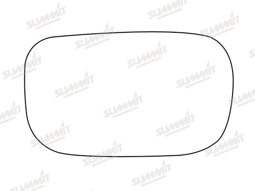 Summit Stick-On Aspheric Mirror Glass fits Toyota Celica 99 to 06 RHS Summit - Dynamic Drive