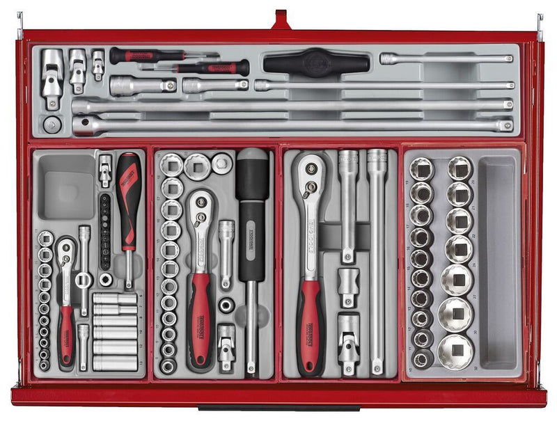 Teng Tools 53" PRO35™ Monster stack tool kit 1295 pieces red Town Tools - Dynamic Drive