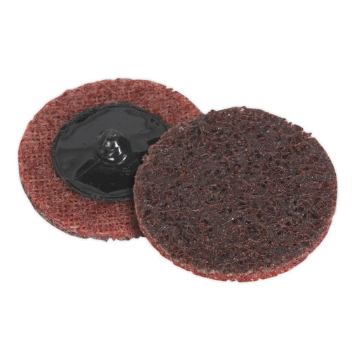 Sealey Quick-Change Preparation Pad50mm Medium Pack of 10 PTCQC50M Sealey - Dynamic Drive