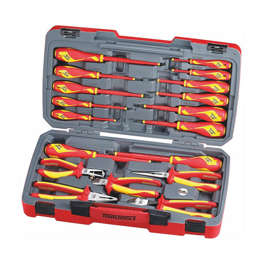 Teng Tools MECCA PRO Insulated Screwdriver & Plier Set 18 Pieces Teng Tools - Dynamic Drive