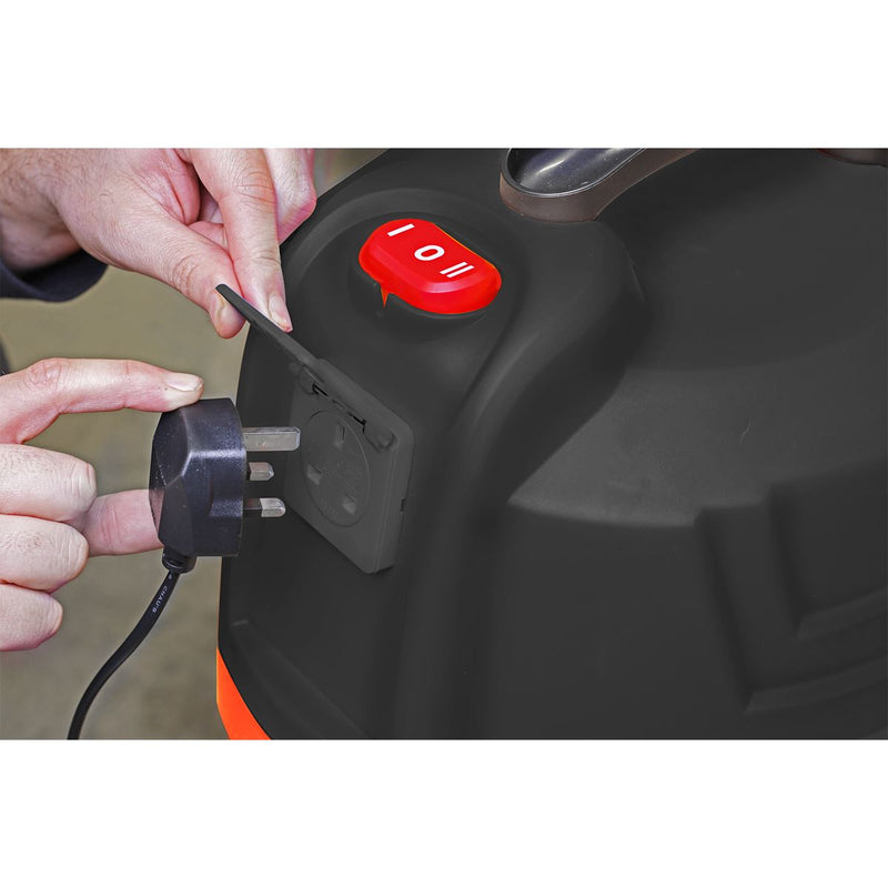 Sealey Vacuum Cleaner Cyclone Wet & Dry 30L Double Stage 1200W/230V PC300BL Sealey - Dynamic Drive