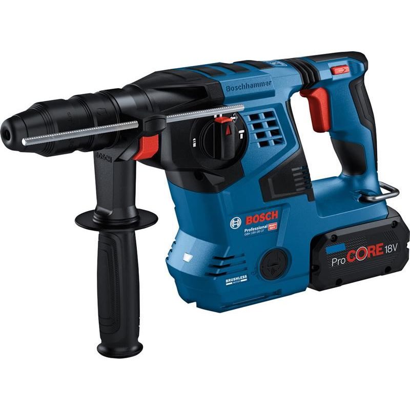 Bosch GBH 18V-28 CF Pro BITURBO SDS-Plus Rotary Hammer 18V 2 x 5.5Ah ProCORE18V Li-ion Bosch - Dynamic Drive
