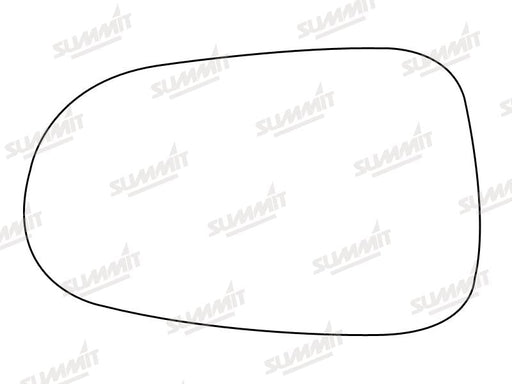 Summit Heated Base Plate With Standard Mirror Glass fits Ford Galaxy Up Up to 06 RHS Summit - Dynamic Drive