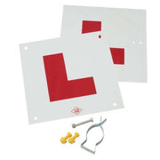 Motorcycle L Plate Kit Complete With Fixings and Bracket Simply  - Dynamic Drive