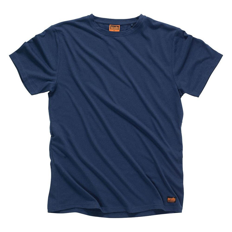 Scruffs Worker T-Shirt Navy L Scruffs - Dynamic Drive