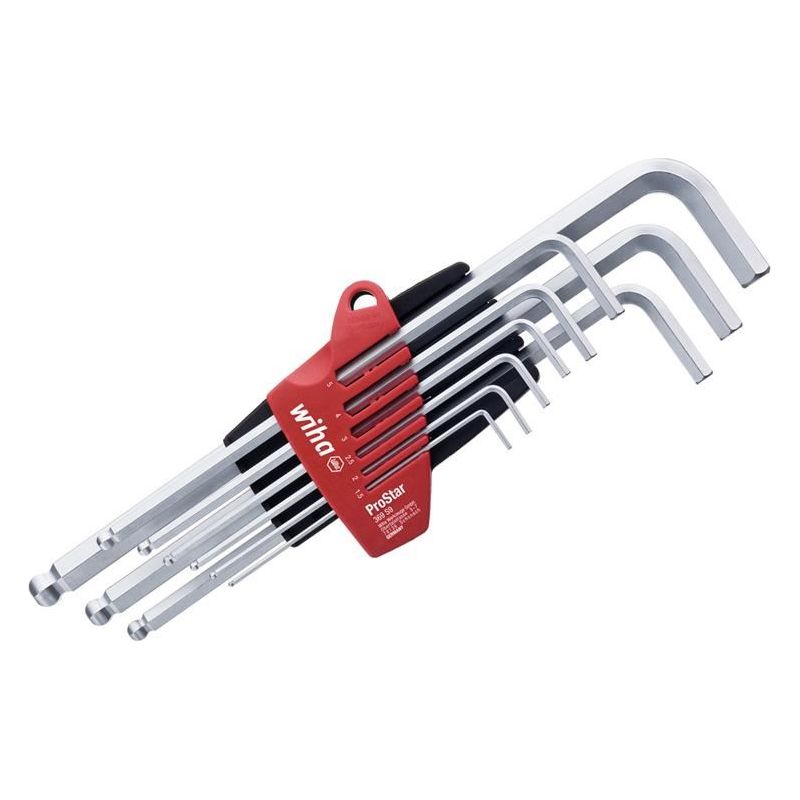 Wiha ProStar Hex Ball End L-key Set, 9 Piece Wiha - Dynamic Drive