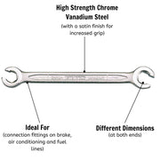 Teng Tools Flare nut Wrench Metric 19 x 22mm Teng Tools - Dynamic Drive