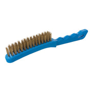 Silverline Brassed Wire Brush Plastic 4 Row Silverline - Dynamic Drive