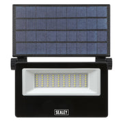 Sealey Extra-Slim Solar Floodlight with Wall Bracket 30W SMD LED LED30S Sealey - Dynamic Drive