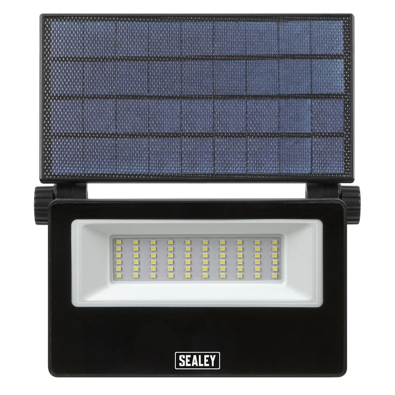 Sealey Extra-Slim Solar Floodlight with Wall Bracket 30W SMD LED LED30S Sealey - Dynamic Drive